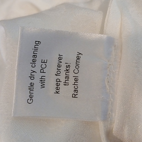 Rachel Comey OFF WHITE Women's Lashes Crepe L/S Rite Top size 4/small - Picture 10 of 14